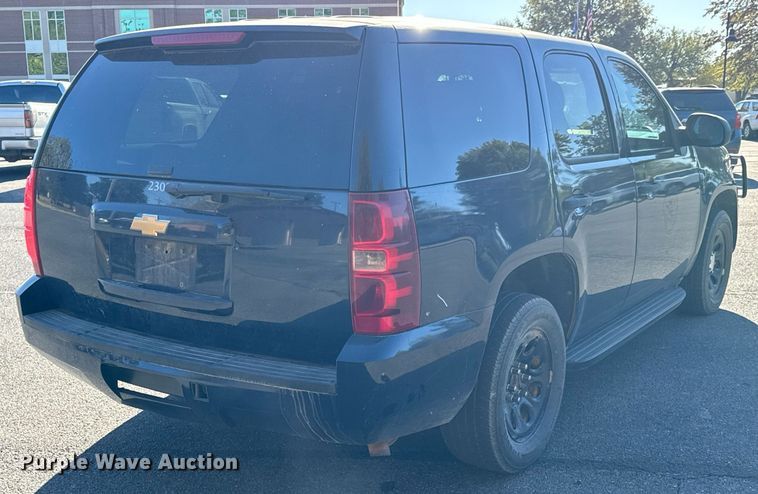 image for item JE9319 2012 Chevrolet Tahoe Police SUV