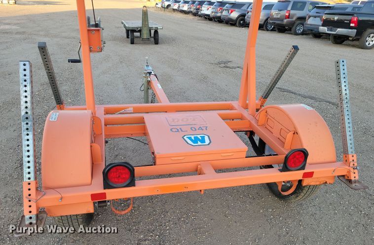 image for item JH9928 2010 Wanco WTSP arrow board trailer