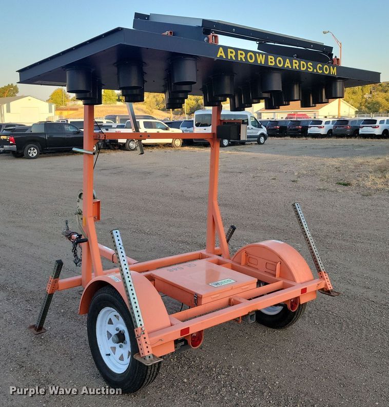 image for item JH9929 2010 Wanco WTSP arrow board trailer