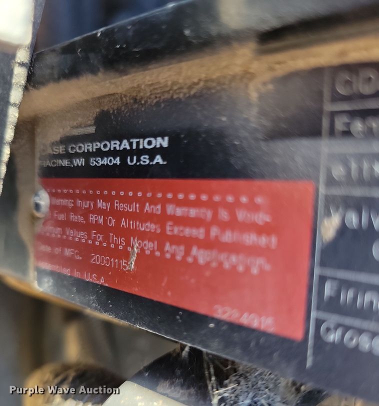 image for item JH9931 2001 Case IH MX100 tractor