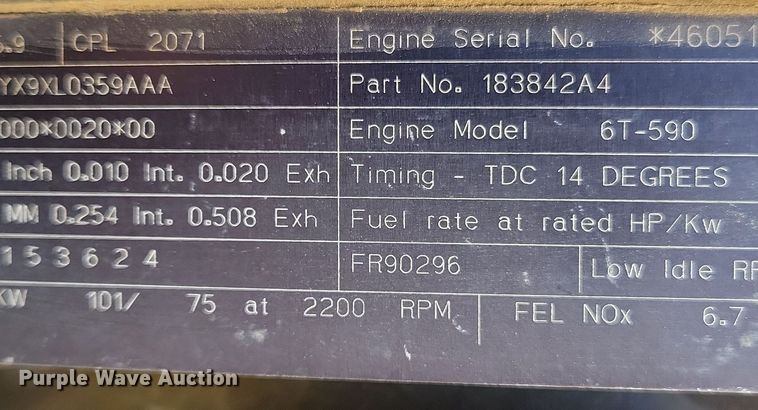 image for item JH9931 2001 Case IH MX100 tractor