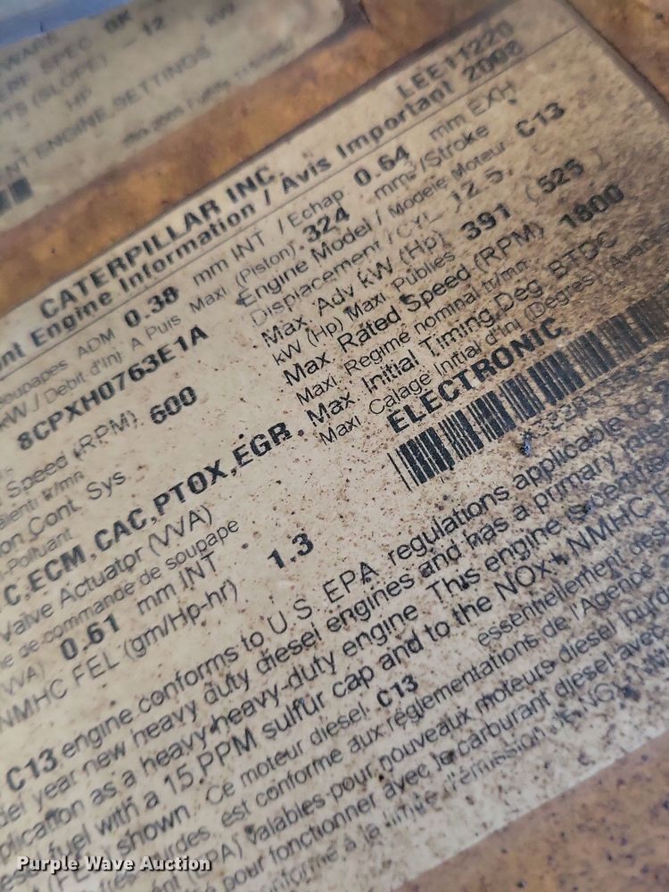 image for item JH9938 2008 Sterling L-Line dump truck