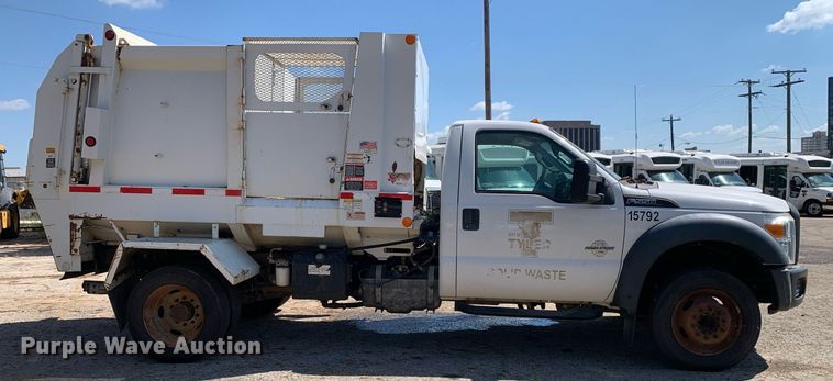 image for item JT9709 2015 Ford F550 refuse truck