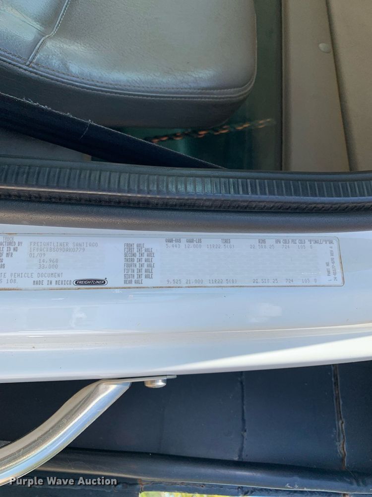 image for item JT9711 2009 Freightliner  Business Class M2 dump truck