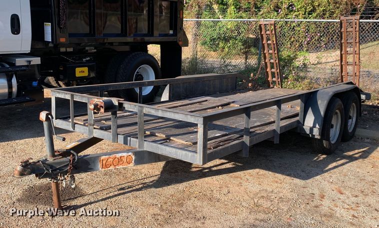 image for item JT9725 1990 Shop built utility trailer