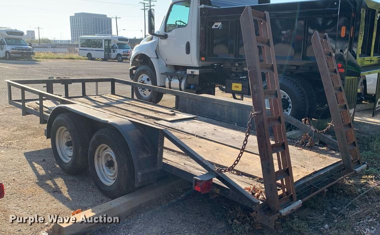 image for item JT9725 1990 Shop built utility trailer