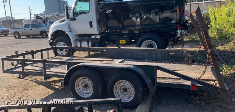 image for item JT9725 1990 Shop built utility trailer