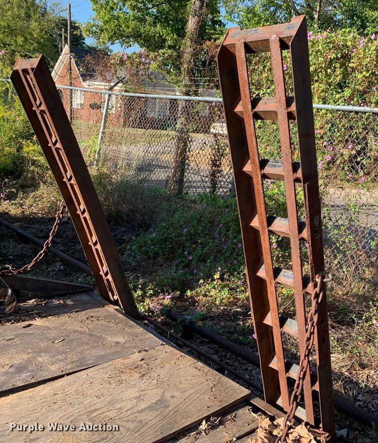 image for item JT9725 1990 Shop built utility trailer