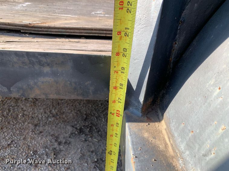 image for item JT9725 1990 Shop built utility trailer