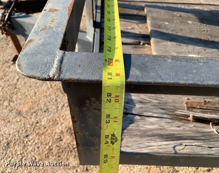 image for item JT9725 1990 Shop built utility trailer