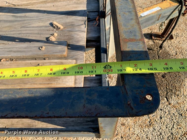 image for item JT9725 1990 Shop built utility trailer