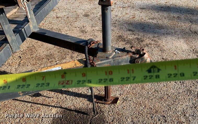 image for item JT9725 1990 Shop built utility trailer