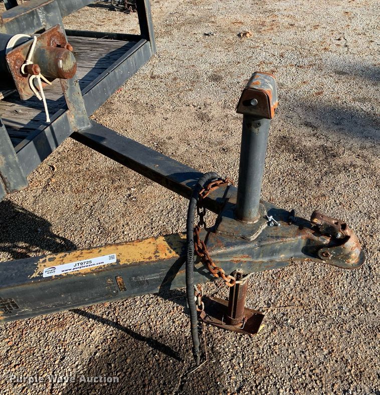 image for item JT9725 1990 Shop built utility trailer