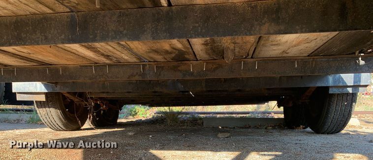 image for item JT9725 1990 Shop built utility trailer