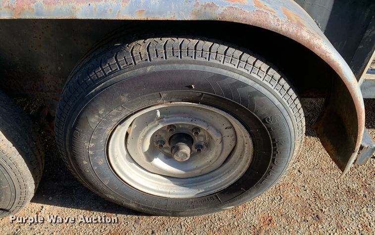 image for item JT9725 1990 Shop built utility trailer