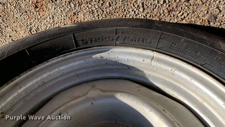 image for item JT9725 1990 Shop built utility trailer