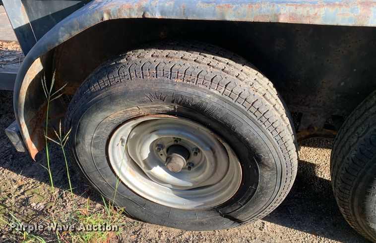 image for item JT9725 1990 Shop built utility trailer