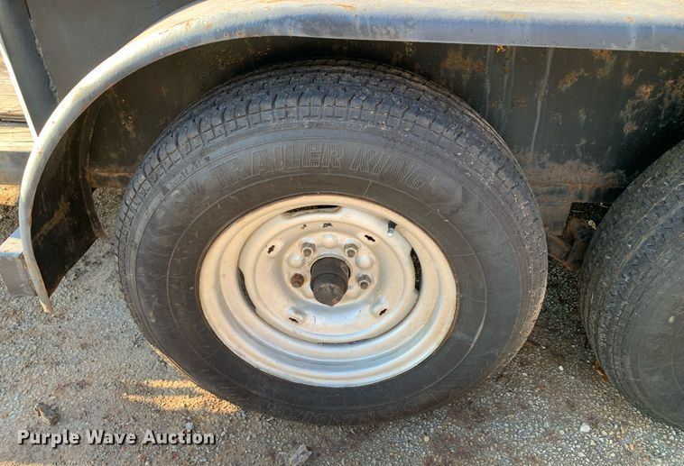 image for item JT9725 1990 Shop built utility trailer