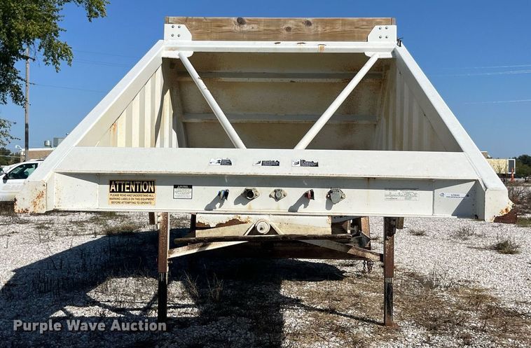 image for item LC9243 2013 Construction Trailer Specialist BDT 36 bottom dump trailer