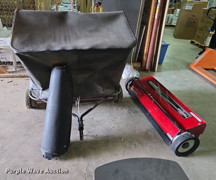 image for item LW9954 (2) Craftsman lawn sweepers 486.24222