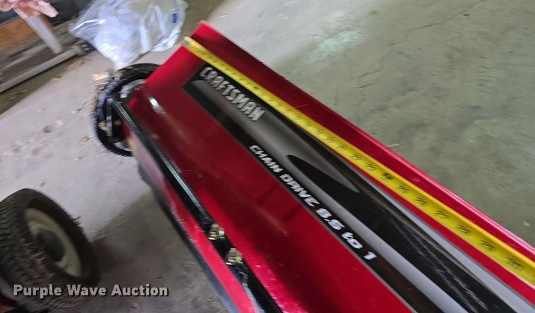 image for item LW9954 (2) Craftsman lawn sweepers 486.24222