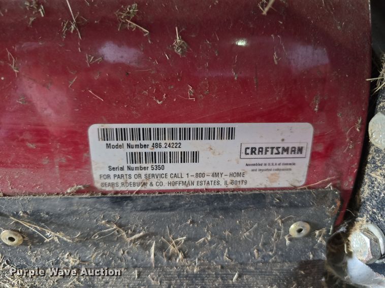 image for item LW9954 (2) Craftsman lawn sweepers 486.24222