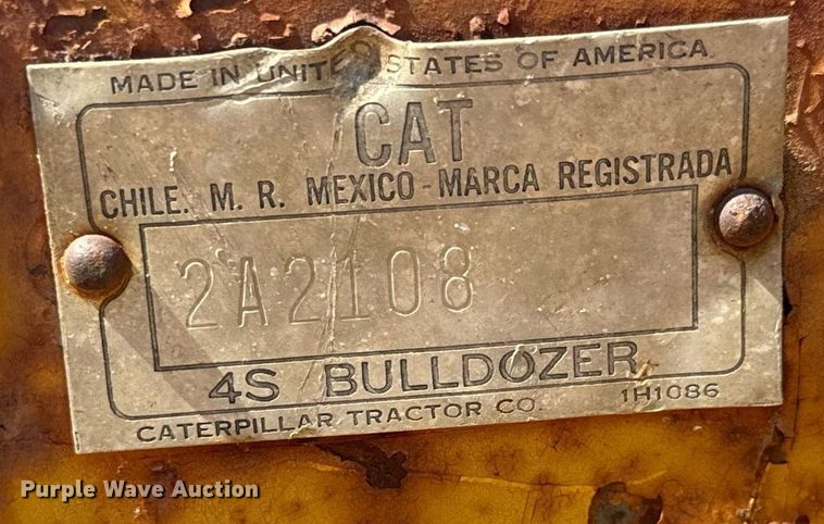 image for item MS9817 1952 Caterpillar D4 dozer