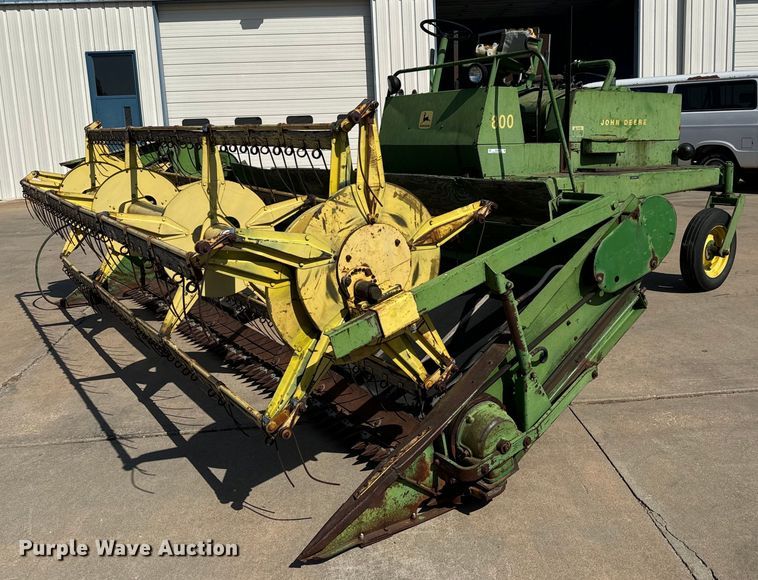 image for item MS9820 John Deere  800 swather / windrower