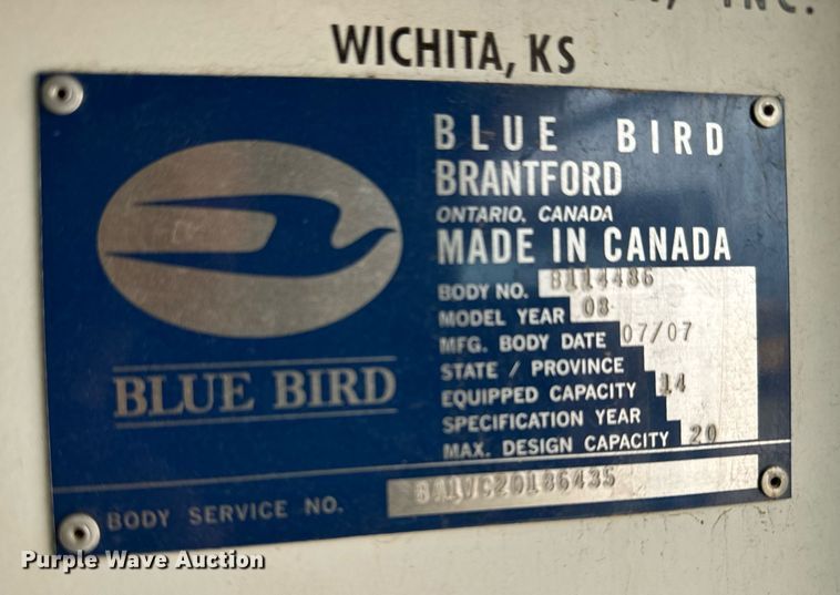 image for item MS9848 2007 Chevrolet Express G3500 school bus