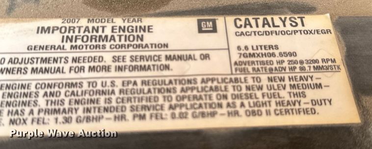 image for item MS9849 2007 Chevrolet Express G3500 school bus