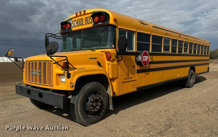 image for item MS9850 2003 Blue Bird CV 20 school bus