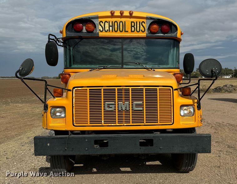 image for item MS9850 2003 Blue Bird CV 20 school bus