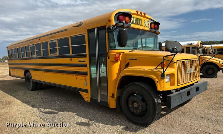 image for item MS9850 2003 Blue Bird CV 20 school bus