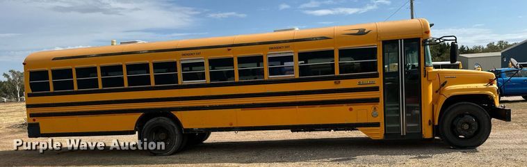 image for item MS9850 2003 Blue Bird CV 20 school bus