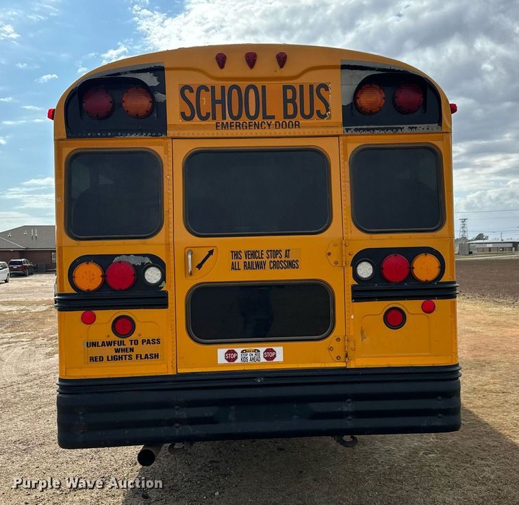 image for item MS9850 2003 Blue Bird CV 20 school bus