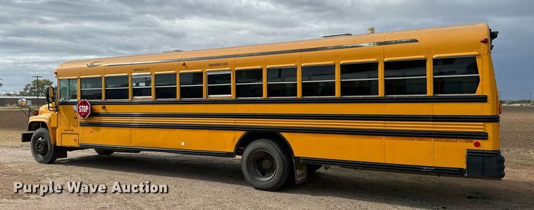 image for item MS9850 2003 Blue Bird CV 20 school bus