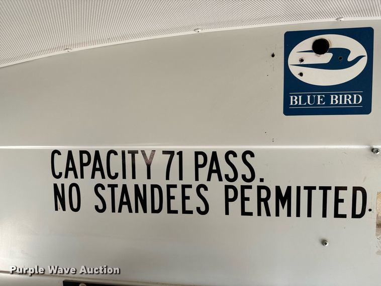 image for item MS9850 2003 Blue Bird CV 20 school bus