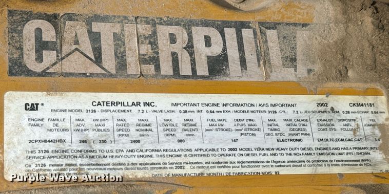 image for item MS9850 2003 Blue Bird CV 20 school bus