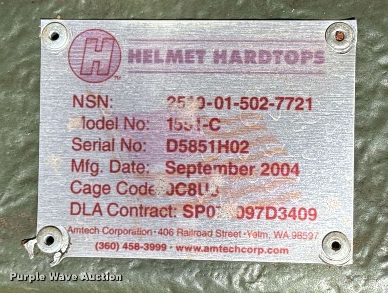 image for item MS9863 1990 AM General  HMMWV SUV