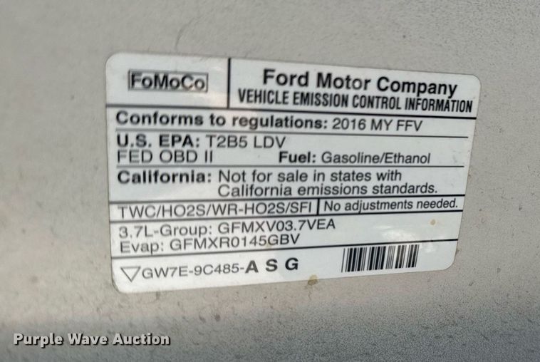 image for item NO9508 2015 Ford Taurus Police Interceptor