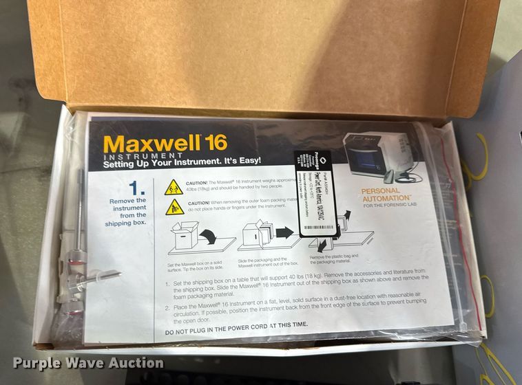 image for item NO9516 Promega Maxwell 16 Forensic AS3060 DNA extractor 