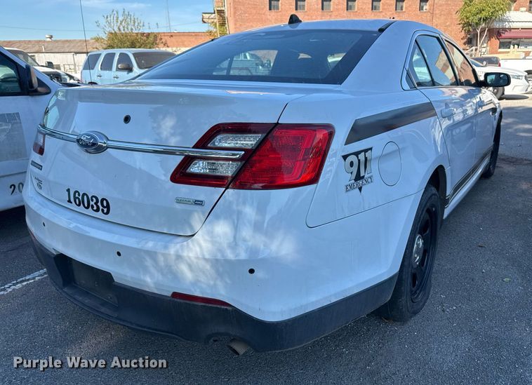 image for item NO9535 2016 Ford Taurus Police Interceptor