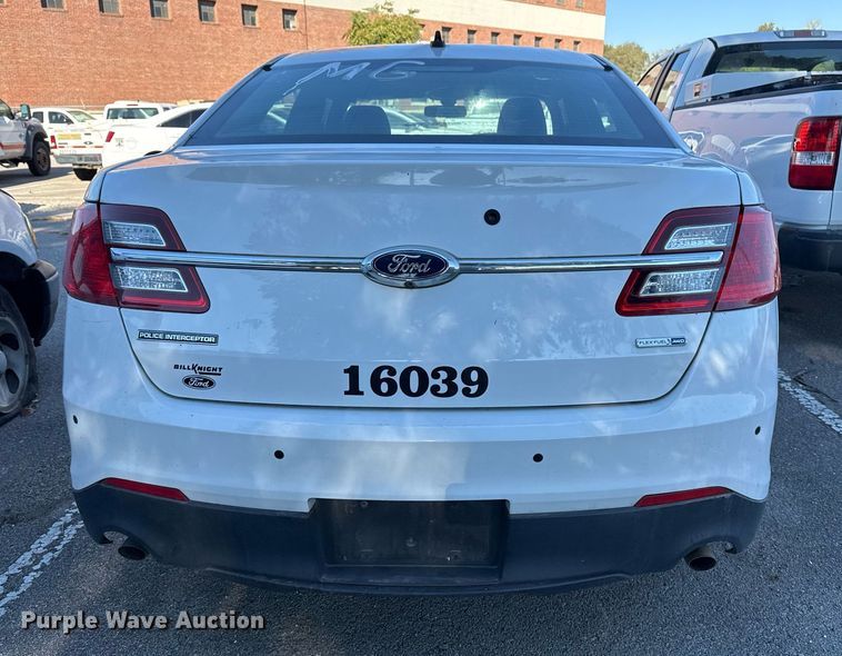 image for item NO9535 2016 Ford Taurus Police Interceptor
