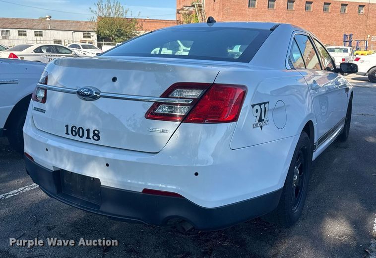 image for item NO9536 2016 Ford Taurus Police Interceptor