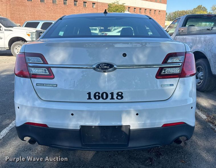 image for item NO9536 2016 Ford Taurus Police Interceptor