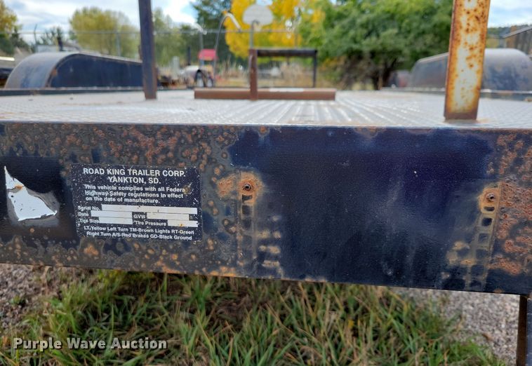 image for item OH9271 2007 Road King utility trailer