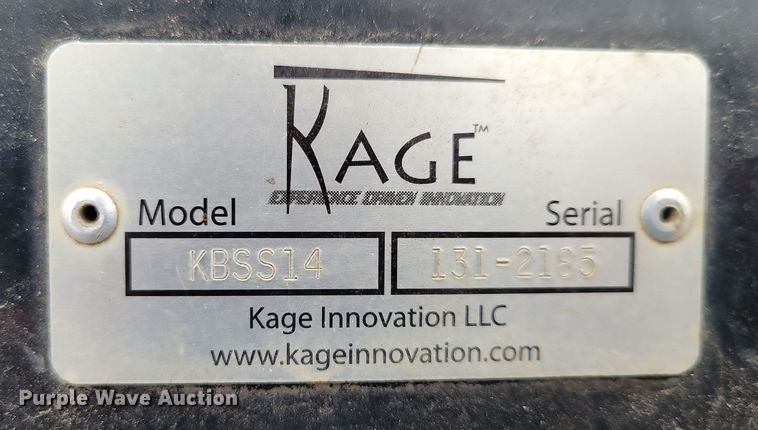 image for item OH9313 Kage KBSS14 snow pusher