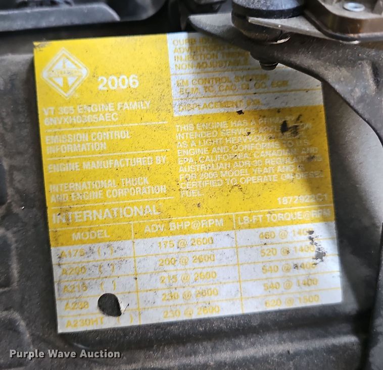 image for item OJ9000 2007 Ford F650 box truck