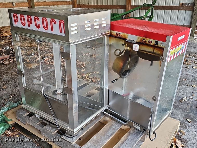 image for item OJ9010 (2) popcorn machines