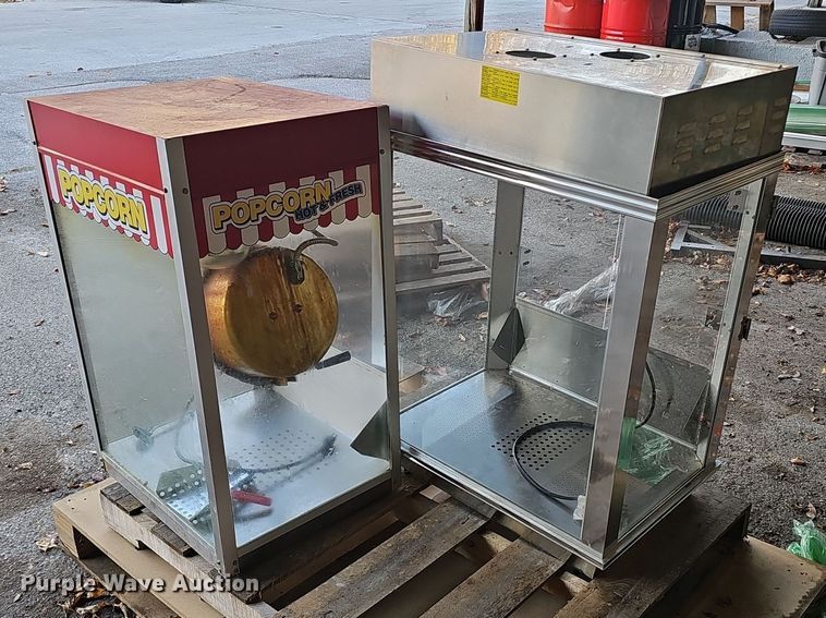 image for item OJ9010 (2) popcorn machines